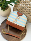 Aldo Striped Cross body Bag