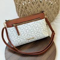 Calvin Klein Monogram Logo Cross body Bag - Code : 2528