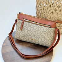 Calvin Klein Monogram Logo Cross body Bag - Code : 2528