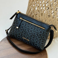 Calvin Klein Monogram Logo Cross body Bag - Code : 2528
