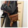 Pebbled Leather Sling Belt Bag – Crossbody - Mirror