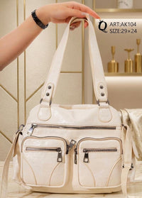 Vintage Multi-Pocket Shoulder Bag - High Copy