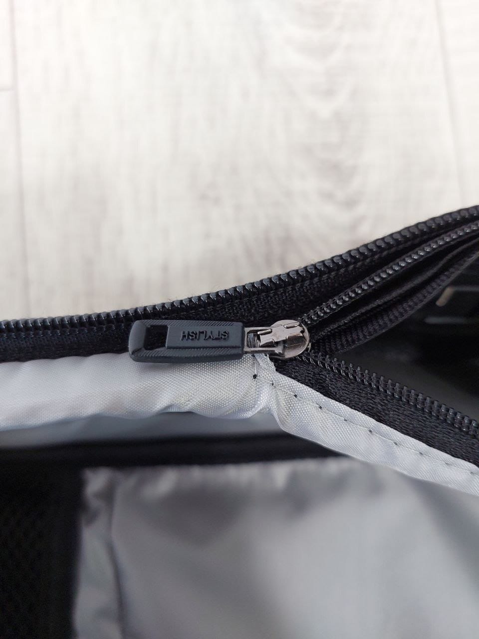 USB Charging Laptop Backpack – Black & Grey
