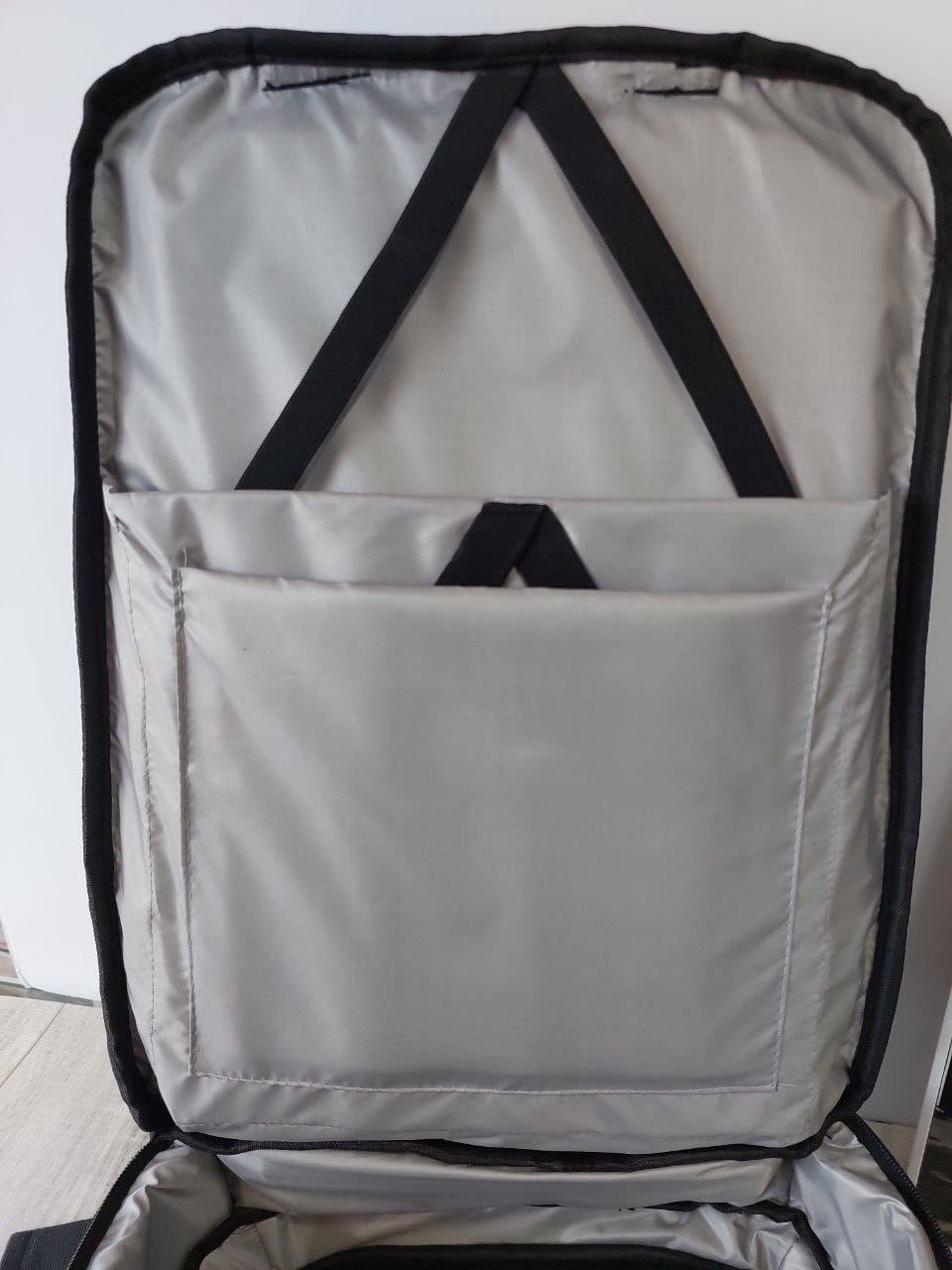 USB Charging Laptop Backpack – Black & Grey