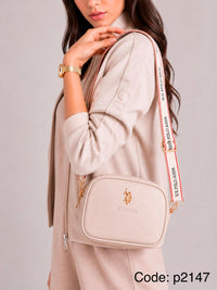 Polo Double Zip Cross Bag - Code : 2147
