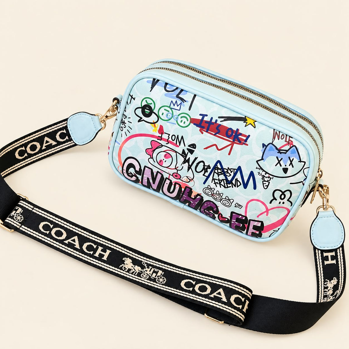 Coach Cross Bag - Code : 2735