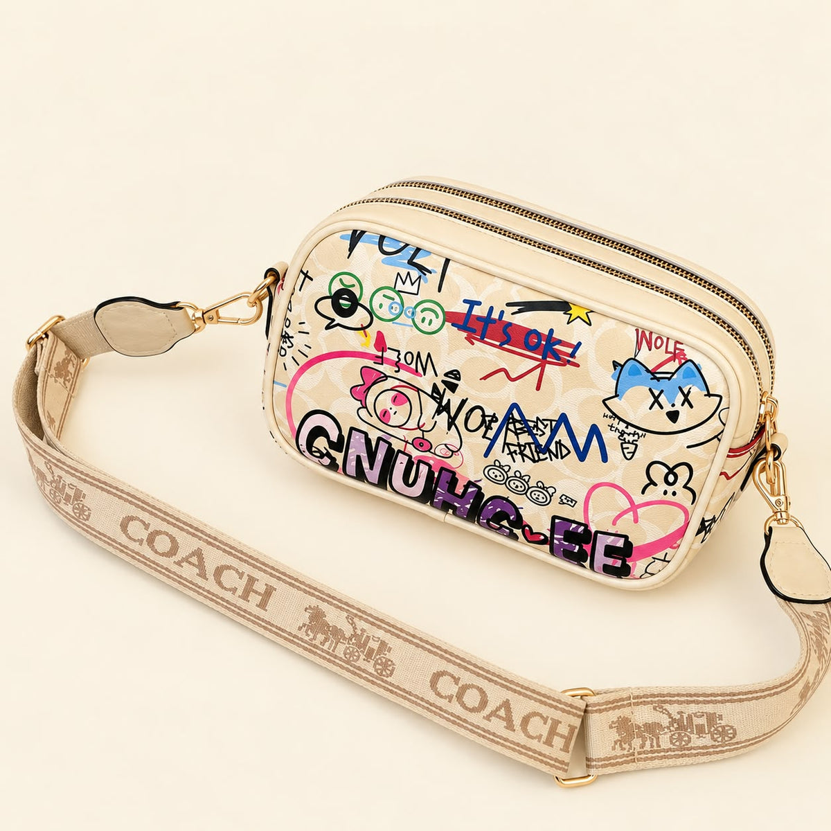 Coach Cross Bag - Code : 2735