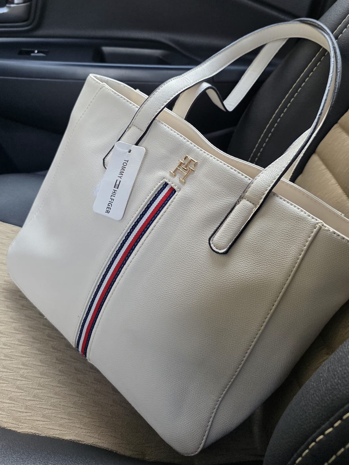Tommy Hilfiger Monogram Tote Bag