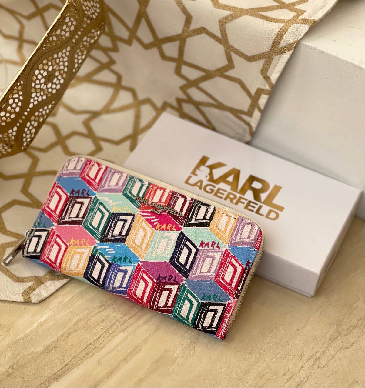 Big Karl Wallet  single zipper