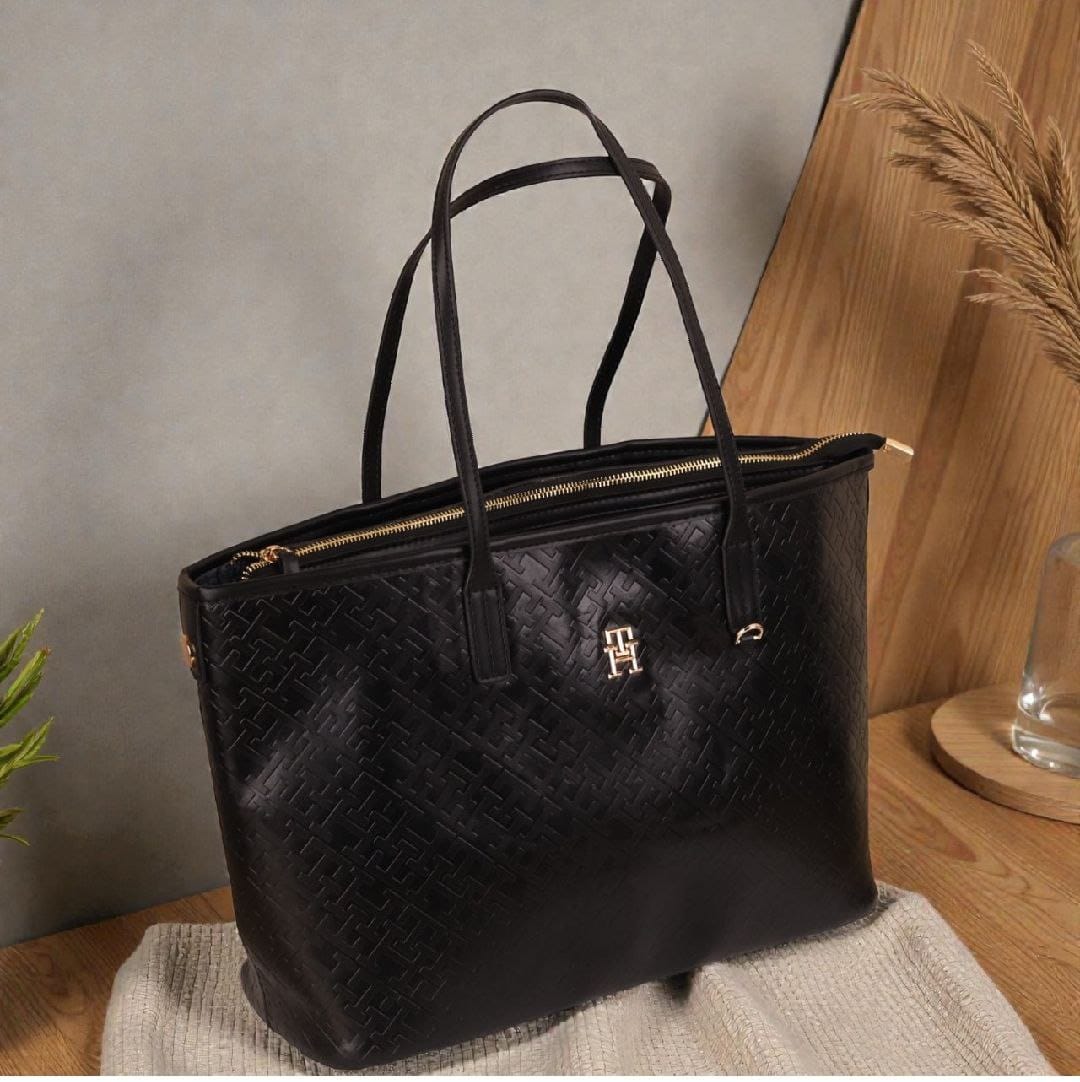 Embossed tote Bag -  Mirror