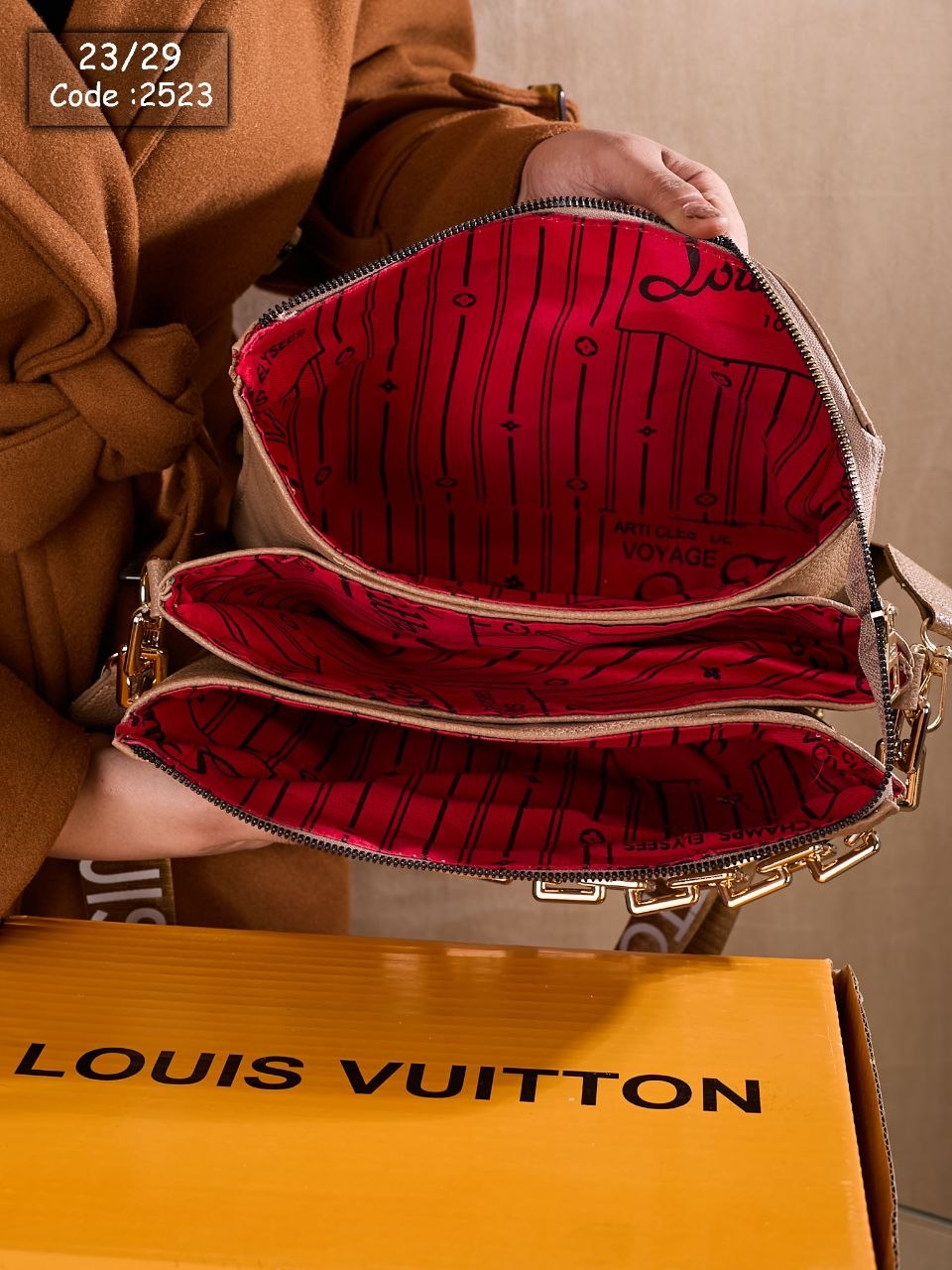 Louis Vuitton Monogram Chain Crossbody Bag