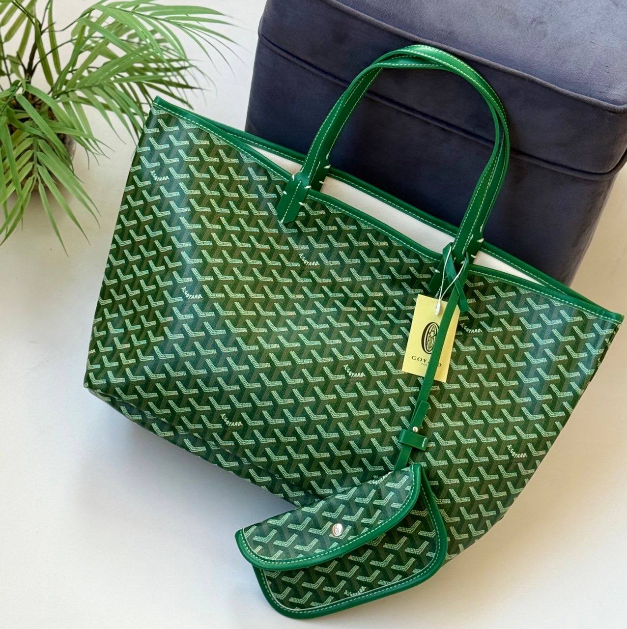 Monogram Shoulder Bag with Pouch - Mirror