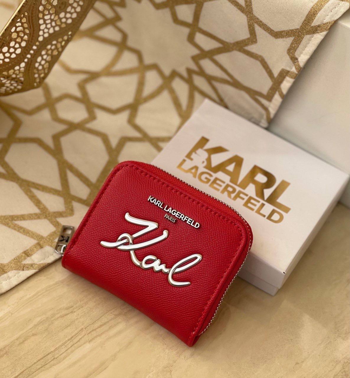 Small Karl Wallet - Mirror