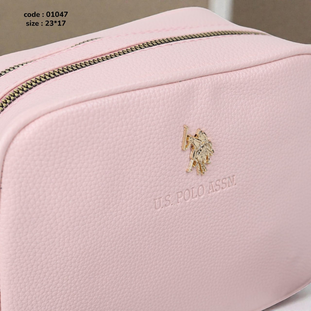 Polo Double Zip Shoulder Bag
