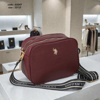 Polo Double Zip Shoulder Bag