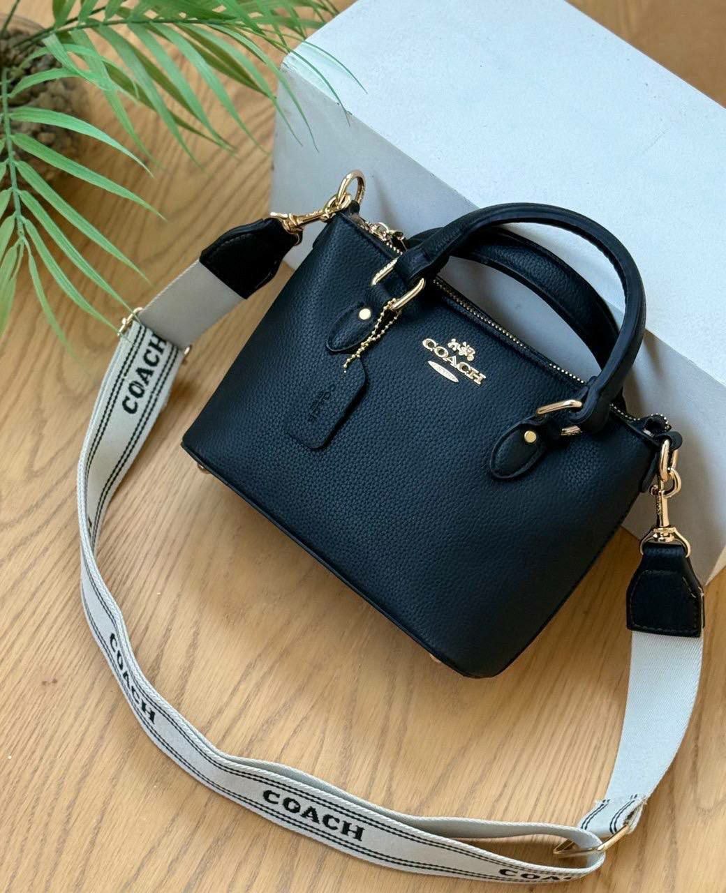 Coach Mini Rowan Satchel in Pebble Leather