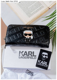 Big Karl Wallet double zipper - Mirror