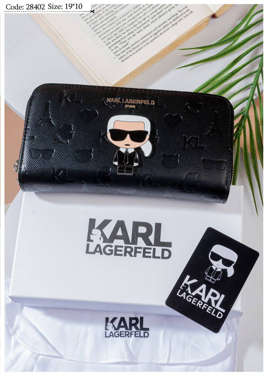Big Karl Wallet double zipper - Mirror