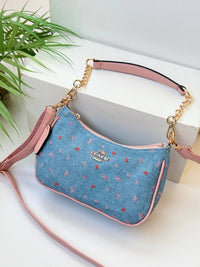 Coach Denim Mini Shoulder Bag