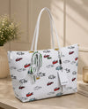 Lacoste Print Tote Bag - Mirror