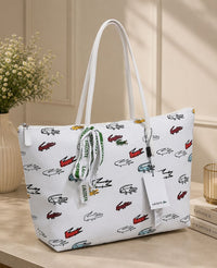 Lacoste Print Tote Bag - Mirror