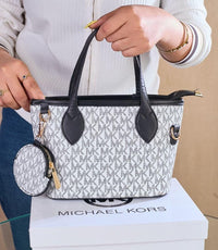 Michael Kors Monogram Tote Bag