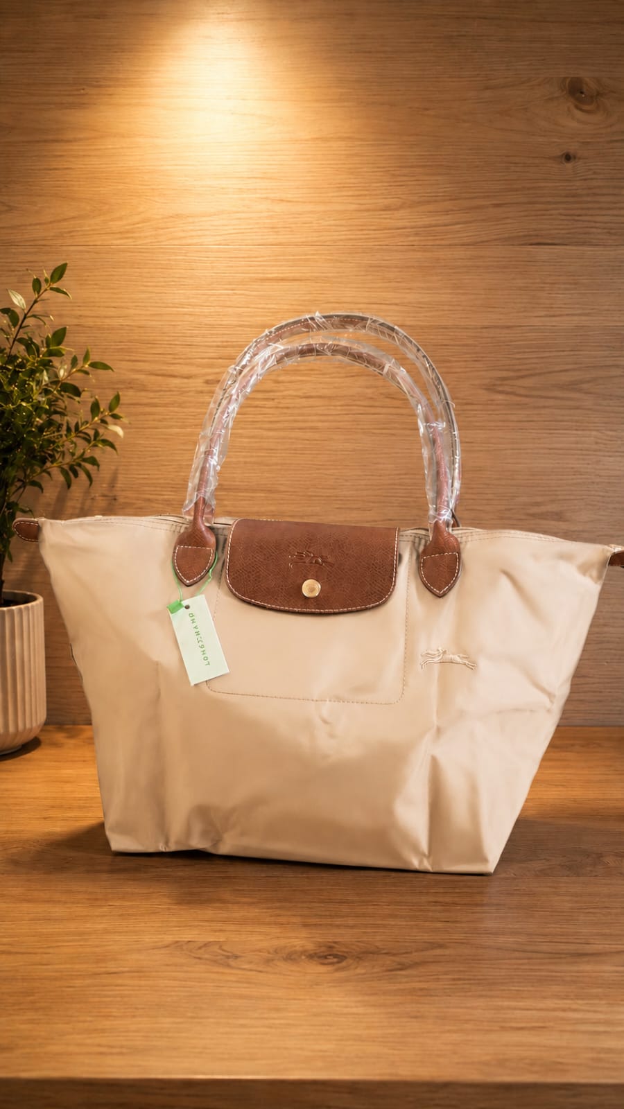 Longchamp Le Pliage Tote Bag - Large - Mirror