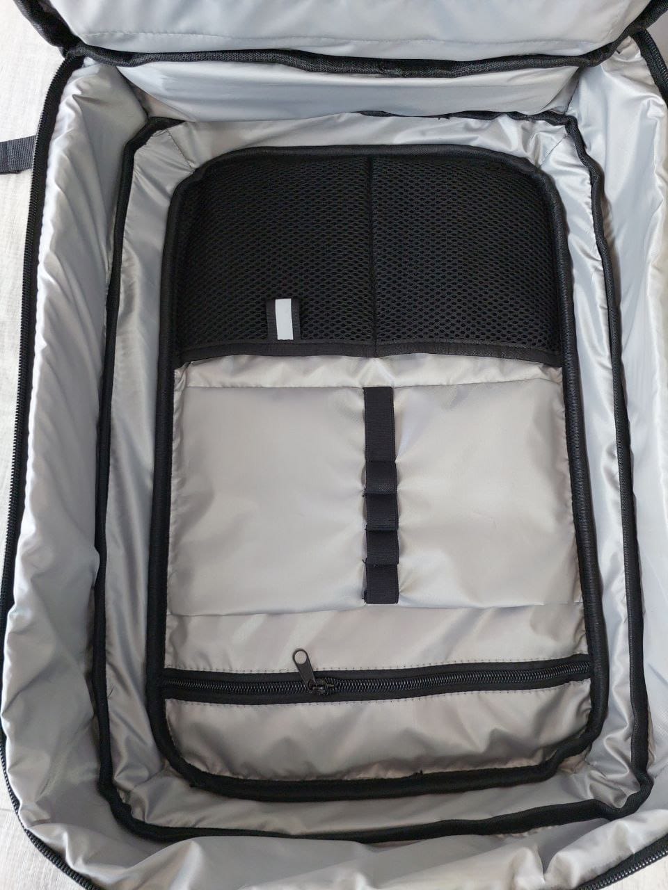 USB Charging Laptop Backpack – Black & Grey