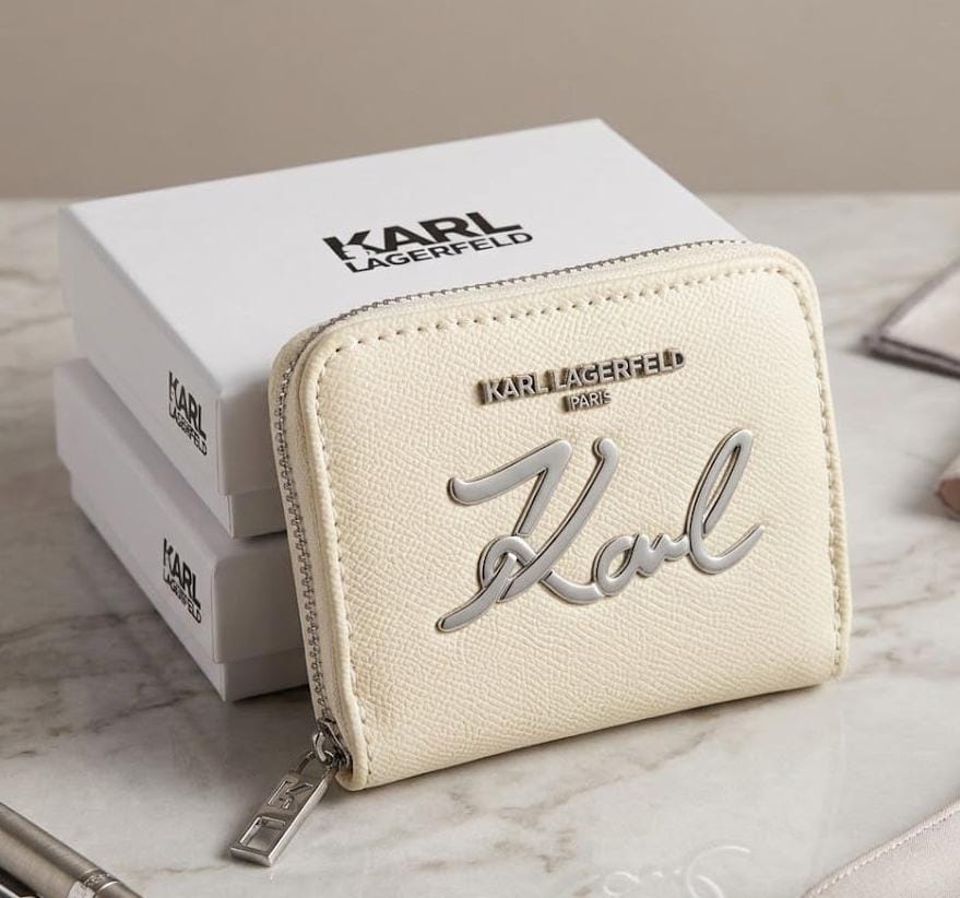 Small Karl Wallet - Mirror