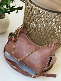 Coach Cherry Charm Shoulder Bag - Mirror