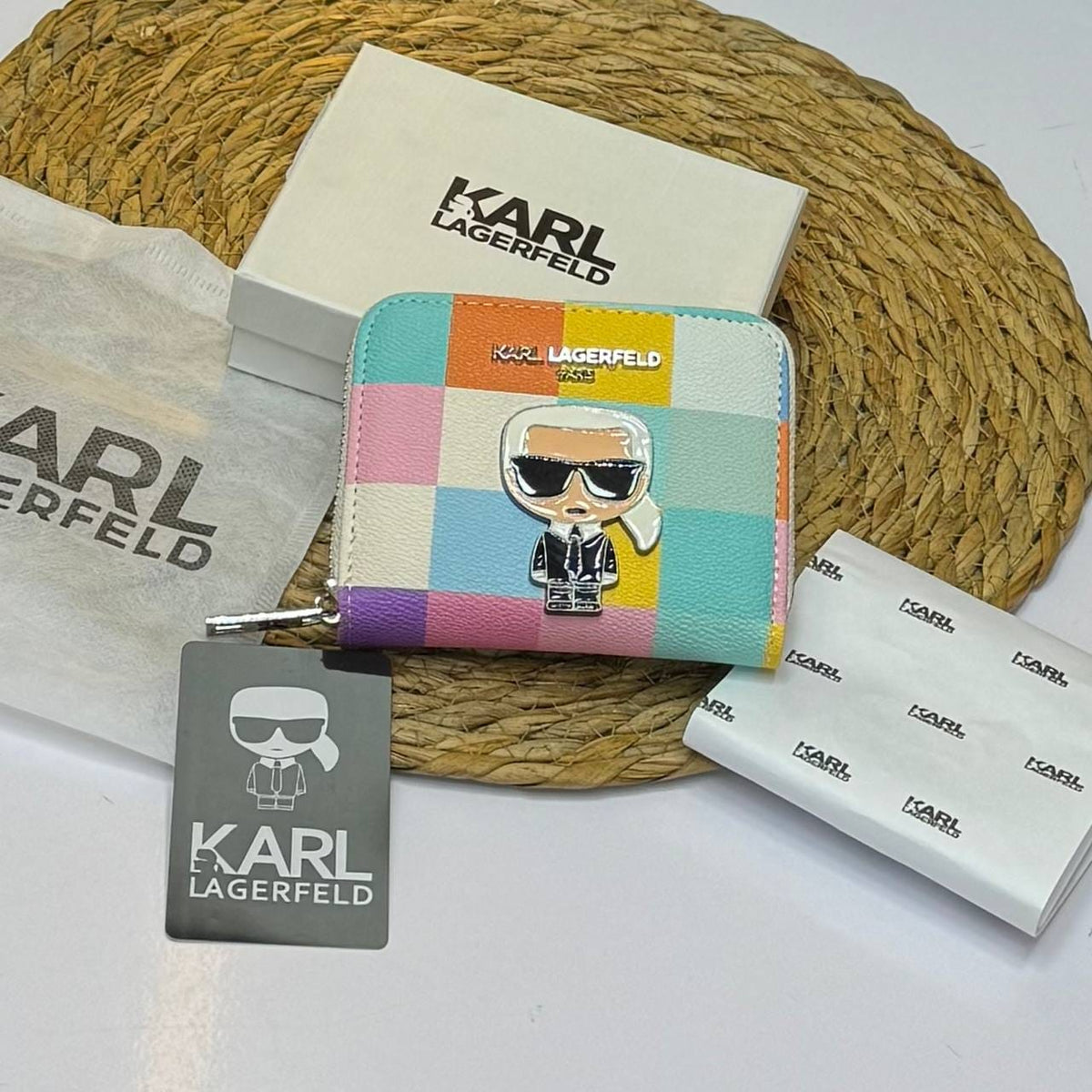 Small Karl Wallet - Mirror