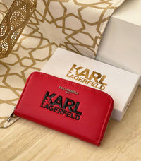 Big Karl Wallet double zipper - Mirror